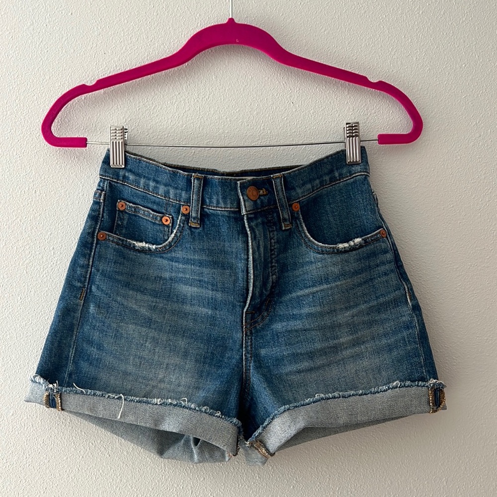 Madewell High Rise Denim Shorts